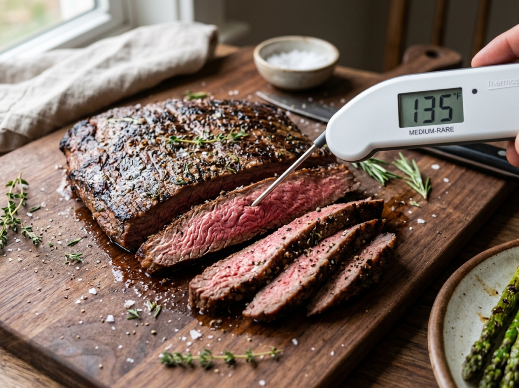At What Temperature Is Flank Steak Done