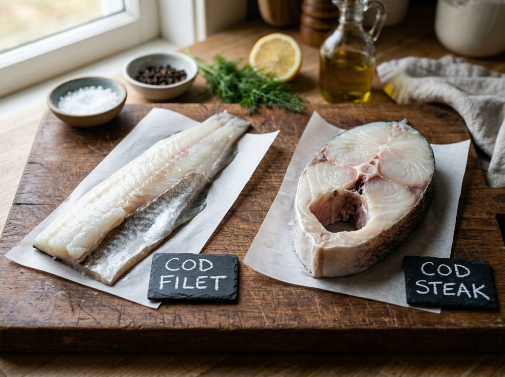 Cod Filets Vs Steaks: What’s The Difference