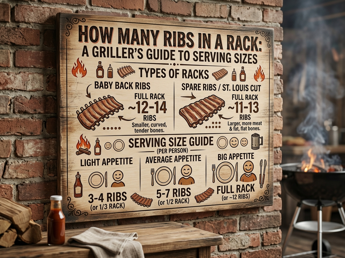 How Many Ribs In A Rack: A Griller’s Guide To Serving Sizes