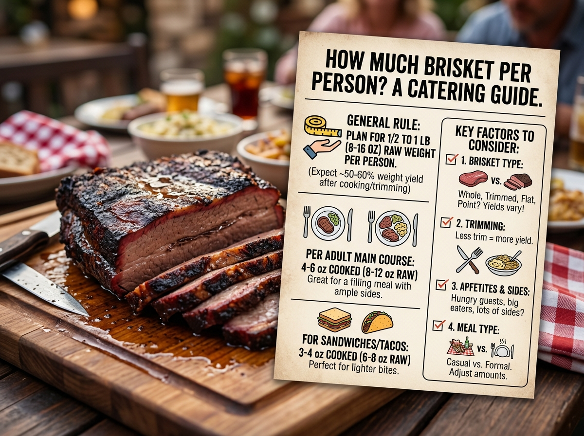 How Much Brisket Per Person Should I Plan To Serve