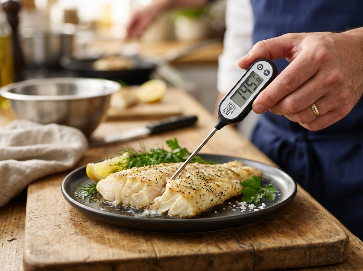 What Is The Temperature Of Cooked Cod